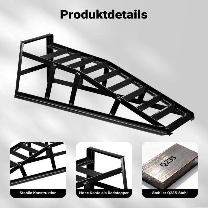 Produktbild Wiltec 2x Auffahrrampe 2t pro Paar