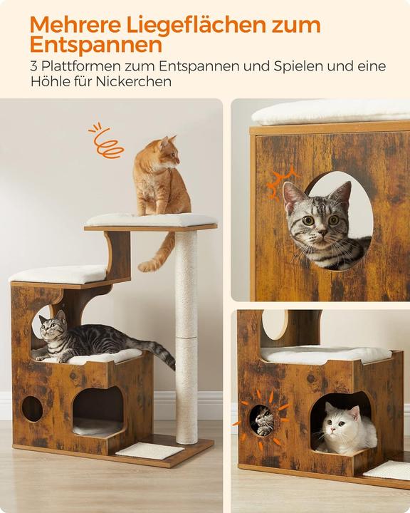Image du produit Feandrea Sila (86 cm, Noir, Marron rustique)