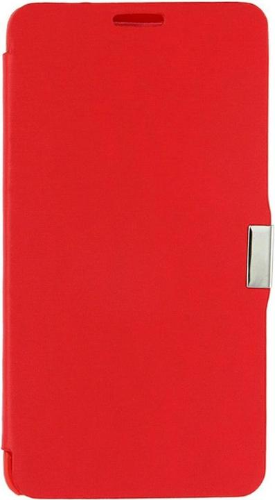 Produktbild König Design Handyhülle Tasche für Samsung Galaxy Note 4 SM N910 Rot gebürstet (Samsung Galaxy Note 4)