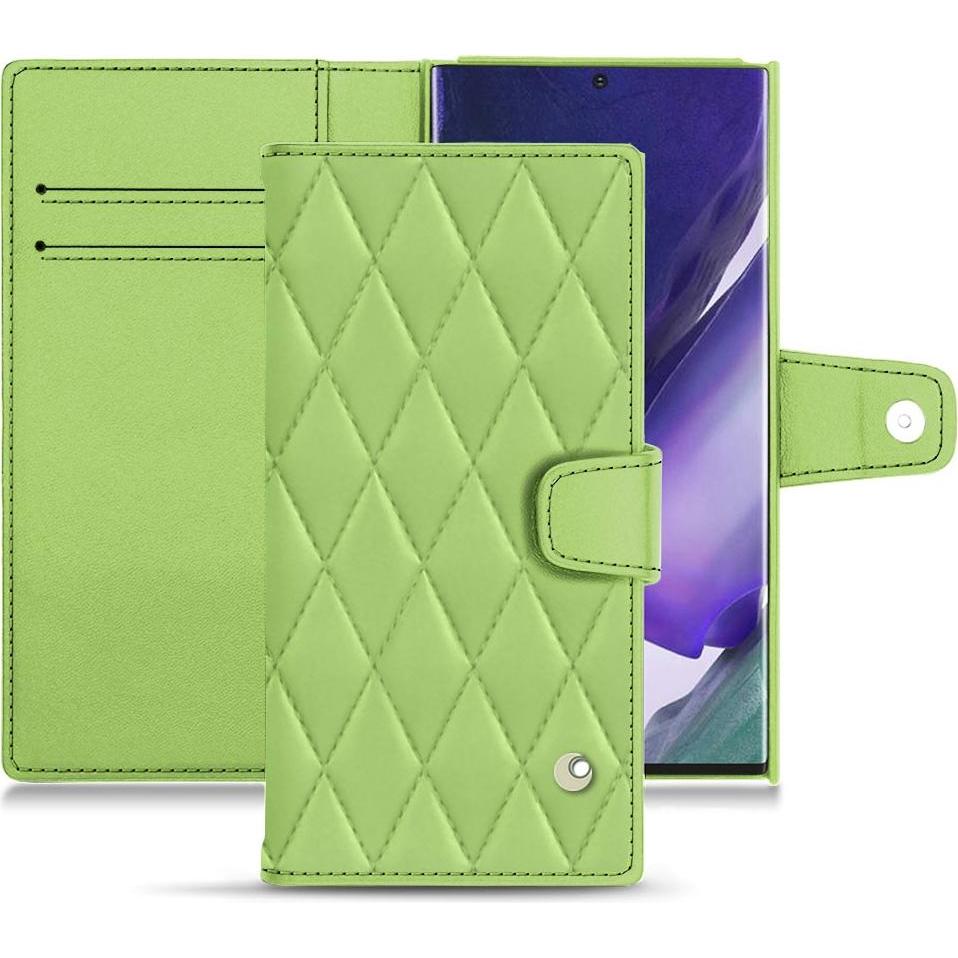Thumbnail - Noreve Lederschutzhülle Wallet (Samsung Galaxy Note 20 Ultra), Smartphone Hülle, Grün