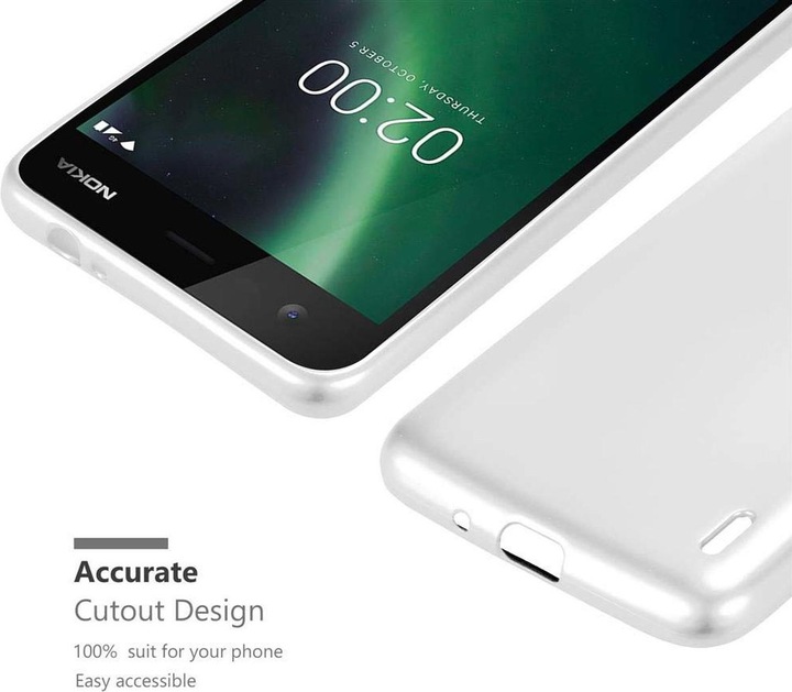 Produktbild Cadorabo TPU Matt Metallic Cover (Nokia 2)