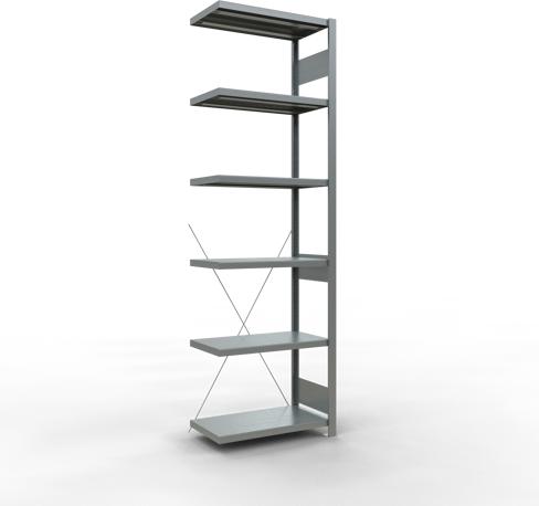 Actual product image Schulte Lagertechnik MULTIplus250 boltless bay system with cross brace