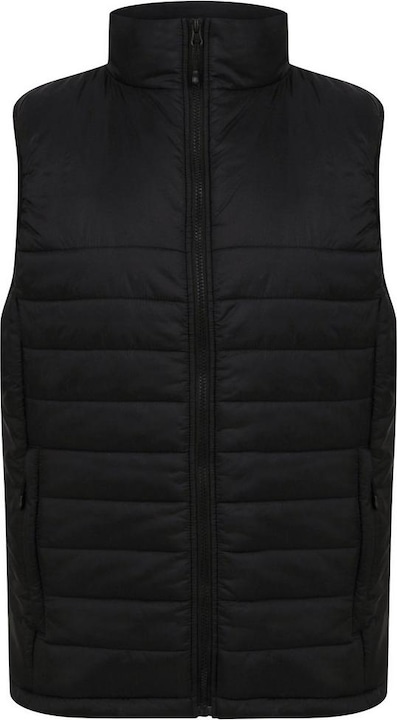 Actual product image Henbury Unisex Adult Pongee Padded Gilet (L)