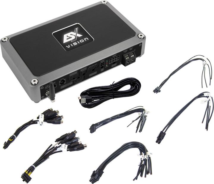 Image du produit ESX VE1000.6SP 6-Kanal Verstärker/12-Kanal DSP 2 x 100/4 x 200 WRMS@ 4 Ohm (Amplificateur à 6 canaux)