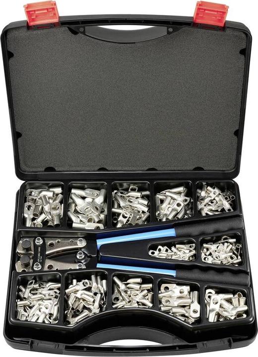 Immagine prodotto Tru Components TC-11894512 Capocorda tubolare da 6 a 50 mm² con pinza a crimpare 6 mm² 50 mm² Argento 28