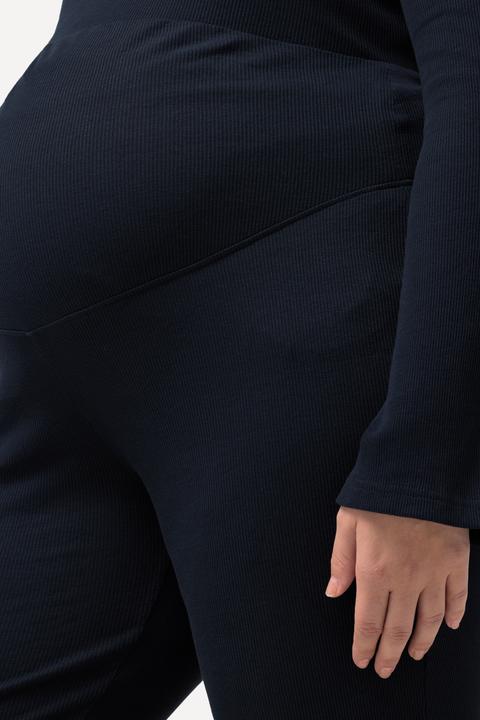 Actual product image Ulla Popken Bellieva Jerseyhose, Rippjersey, Elastikbund, Schlag (50, 52)