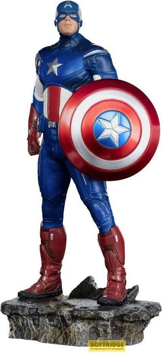 Iron Studios ST Marvel Infinity Saga : Cap America NY Battle 1/10 28cm