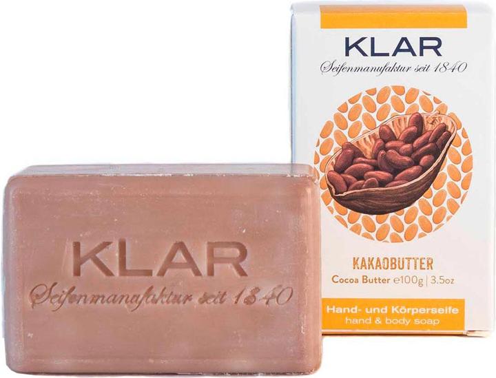 Produktbild Klar Kakaobutter Seife (Hartseife, 100 g)