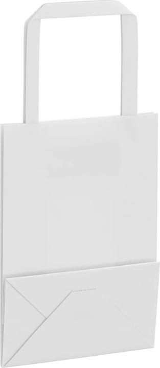 Image du produit vidaXL Sacs en papier kraft 50 pcs. avec anse Blanc 15x8x21 cm Sac en papier (50x)