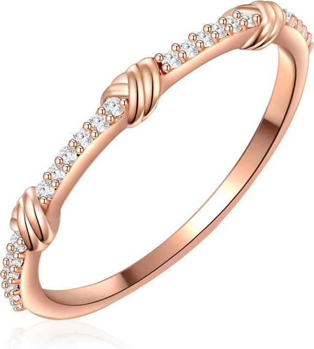 Immagine prodotto Glanzstücke München Donna Argento Cubico Zirconia Oro Rosa - 24481 (60, 925 Argento)