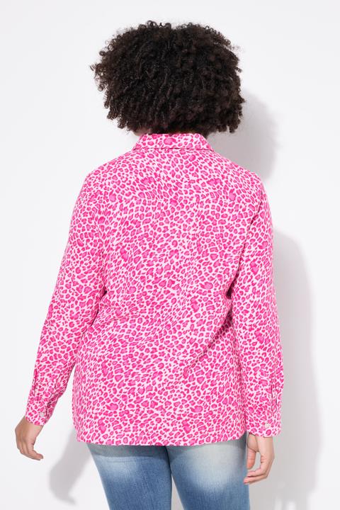 Produktbild Angel of Style Bluse, oversized, Musselin, Leo-Druck (54)