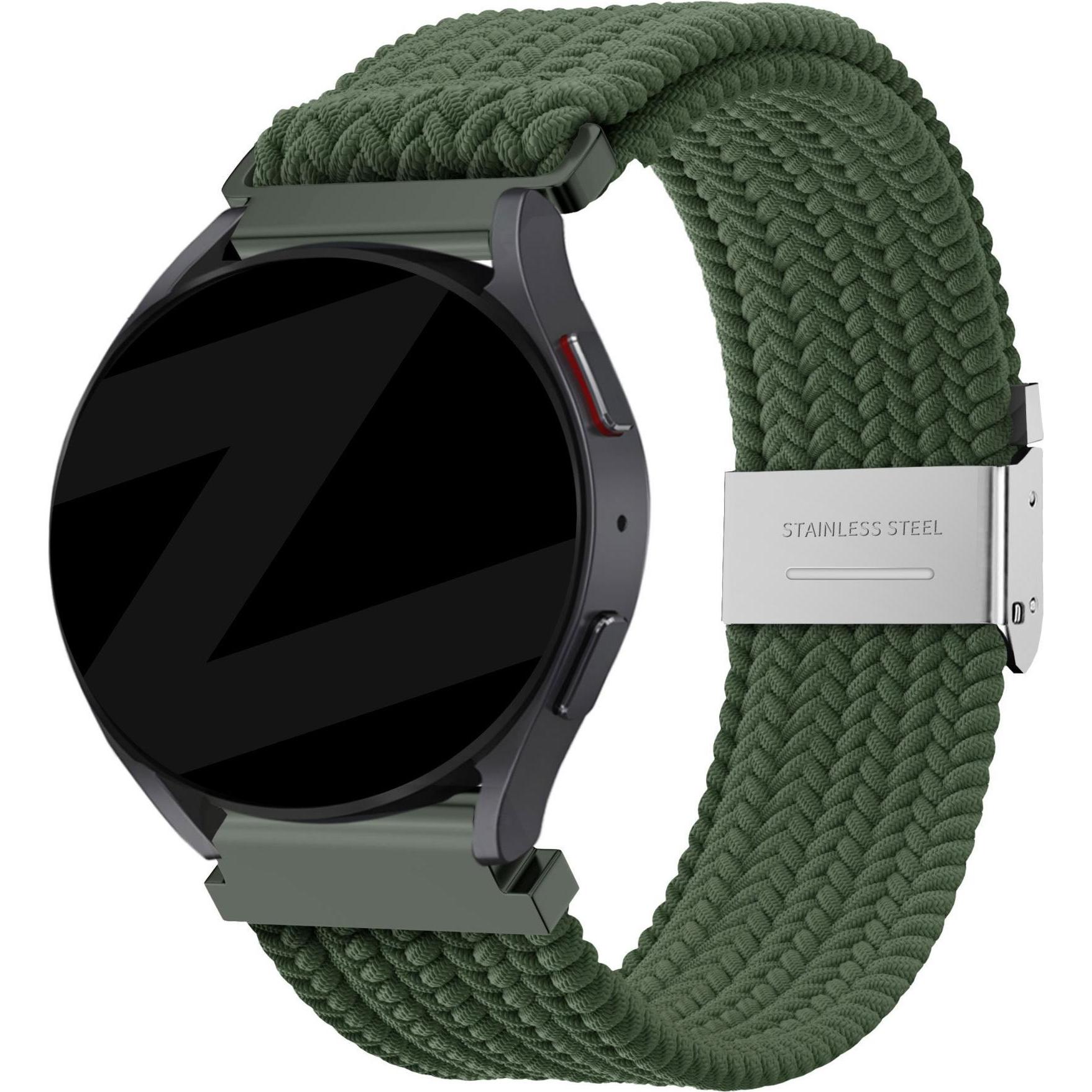 Bandz Woven Nylonband (Nylon), Uhrenarmband, Grün