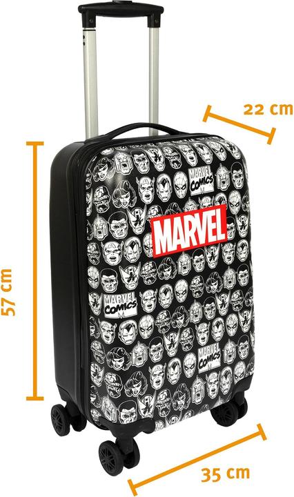 Immagine prodotto Scooli Valigia da viaggio Marvel 20', Tipo di valigia: Valigia rigida (36 l)