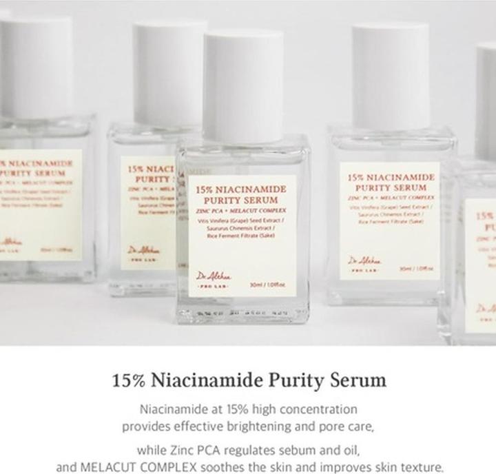 Actual product image Dr. Althea 15% Niacinamide Purity Serum (30 ml)