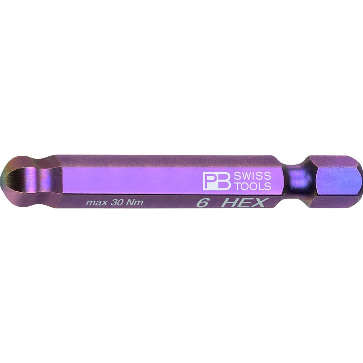 PB Swiss Tools, Bits, Innensechskant-Bit PB E6.212 Gr.6 (6 mm)