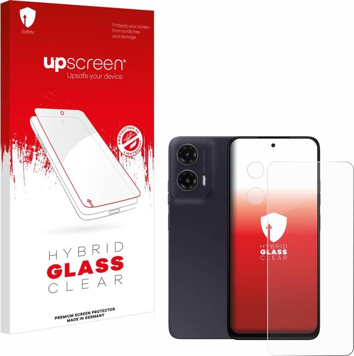 Produktbild upscreen Schutzglas Schutzfolie Displayschutz Display Schutz Glas Folie klar (1 Stück, Motorola Moto G35)