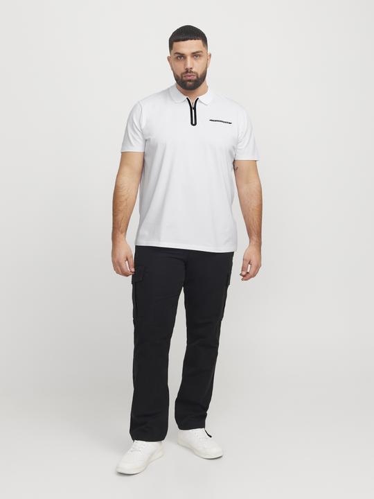 Actual product image Jack & Jones Plus Size Gedruckt Poloshirt Poloshirt (3XL)