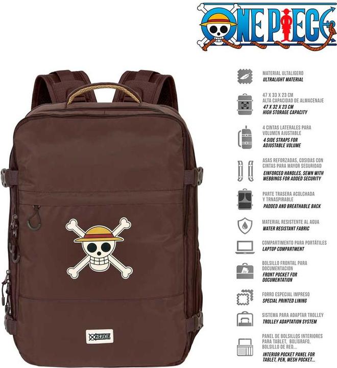 Produktbild Karactermania Large Mercury Travel Backpack 47x23x33cm Skull (35 l)