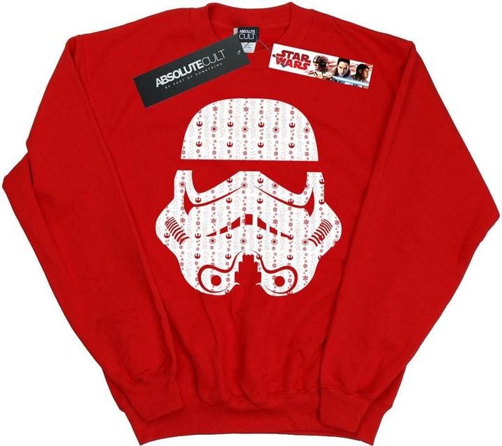 Produktbild Star Wars Christmas Stormtrooper Helmet Sweatshirt Jungen (116)