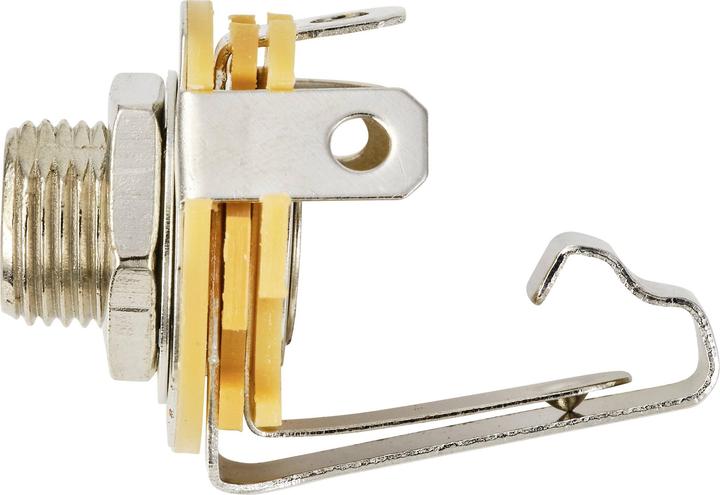 Actual product image Tru Components TC-10336004 Jack plug connector 6.35 mm socket, vertical installation