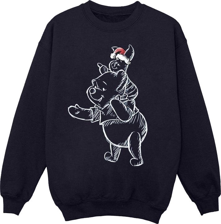 Actual product image Disney Boys Winnie The Pooh Piglet Christmas Sweatshirt (104)