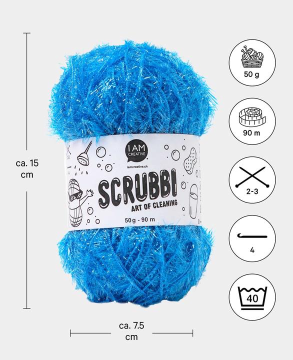 Actual product image I Am Creative Scrubbi dishwashing sponge yarn (99 m)