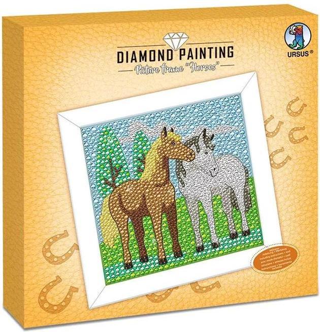 Produktbild Ludwig Bähr Diamond Painting Bild mit Rahmen "Pferde"