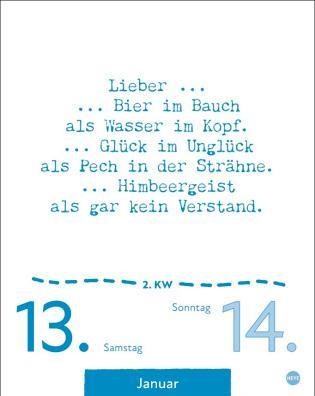 Produktbild Dumme Sprüche für jeden Anlass Tagesabreisskalender 2024 (11 x 14 cm, Deutsch)