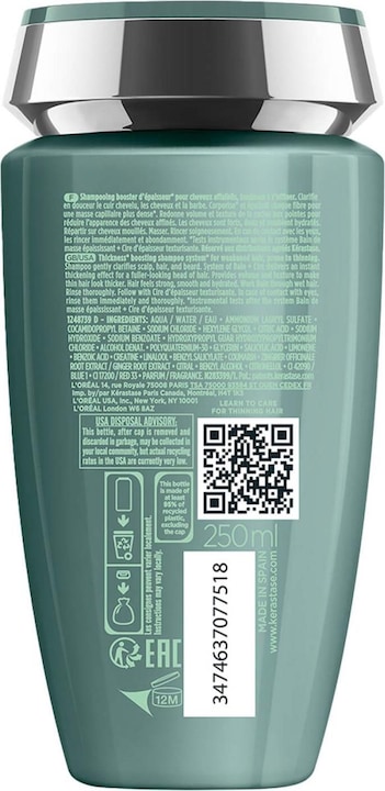 Produktbild Kérastase Genesis Homme Bain de Masse (250 ml, Flüssiges Shampoo)