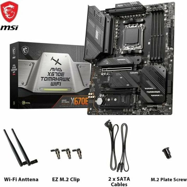 Image du produit MSI MAG X670E TOMAHAWK WIFI (AM5, AMD X670E, ATX)