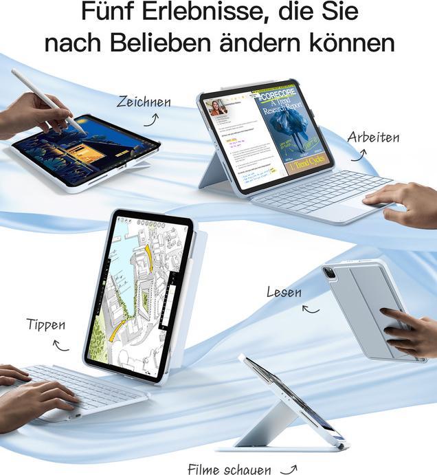 Produktbild Inateck Keyboard iPad 04122 blue (KB04122 blue) (DE)