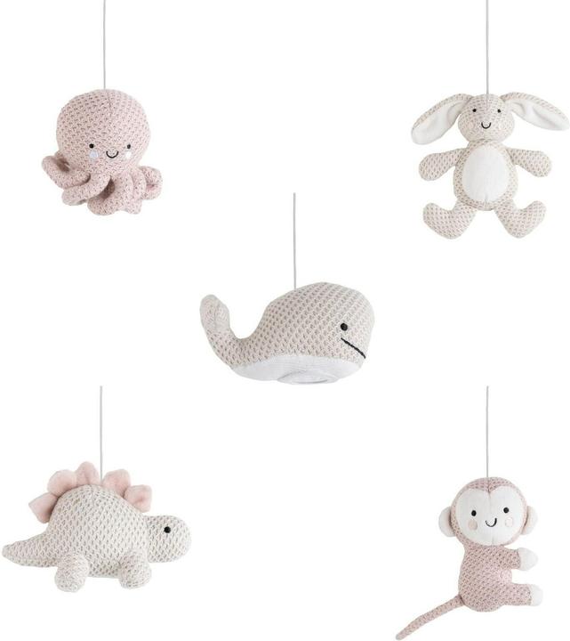 Immagine prodotto Baby's only Dispositivo mobile, animali - Rosa/Lino caldo