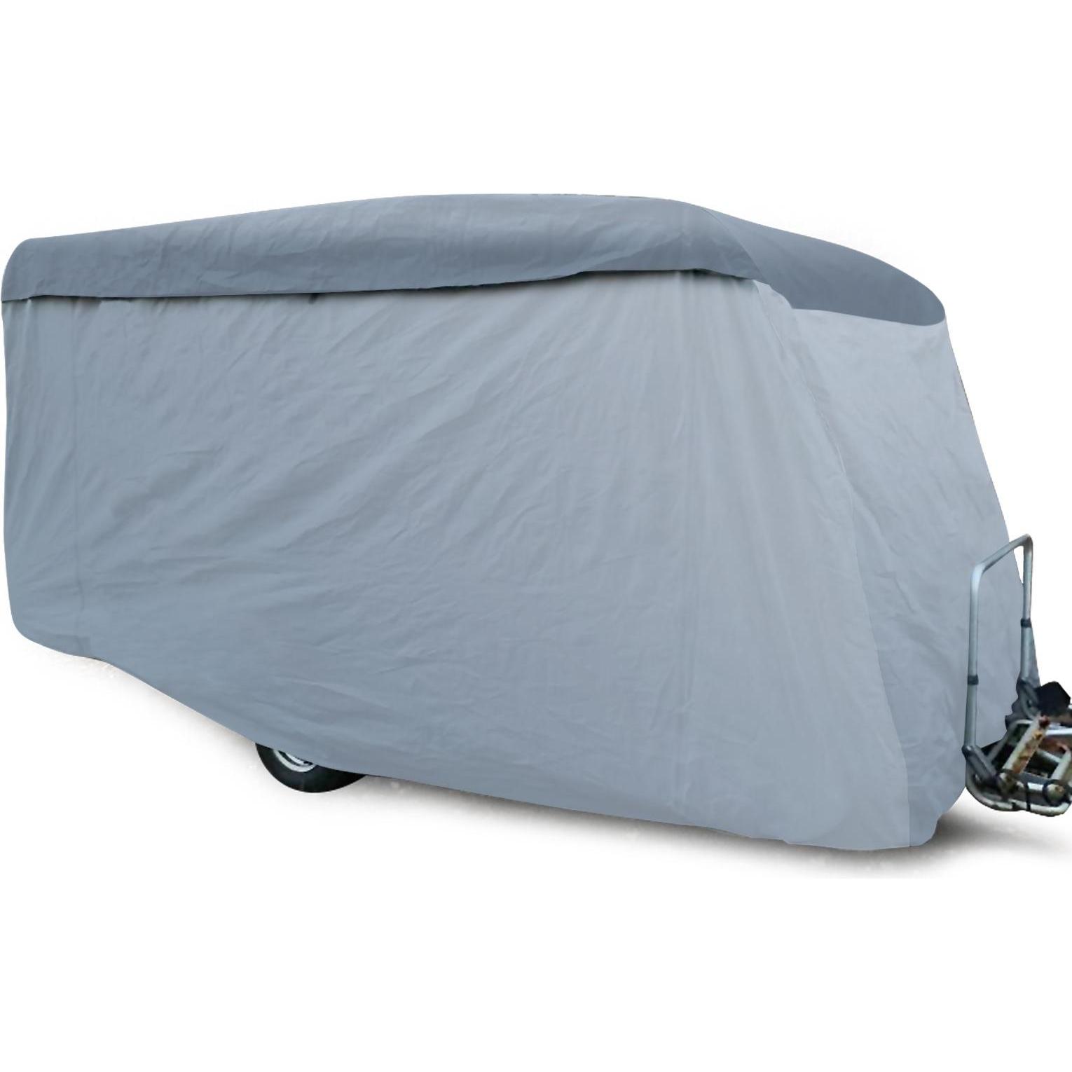 Wiltec, Fahrzeugabdeckung, Wohnwagen Schutzhülle Gr. S 426x225x220 cm Caravan Abdeckung Abdeckplane