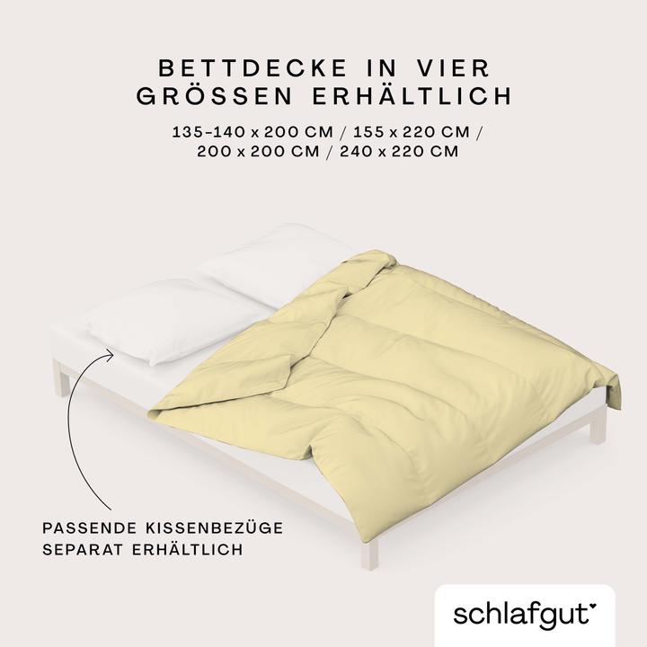 Actual product image schlafgut Knitted Jersey (Duvet cover, 200 x 200 cm)