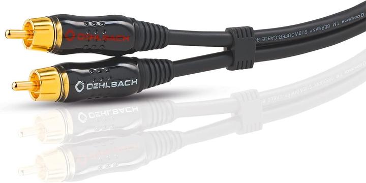 Produktbild Oehlbach D1C23712 Cinch Audio Y-Kabel (2x Cinch-Stecker - 1x Cinch-Stecker) 15.00m Anthrazit (15 m, Cinch Kabel)