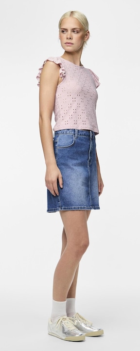 Actual product image Pieces PCMIMI Oberteil mit angeschnittenen Ärmeln (L)