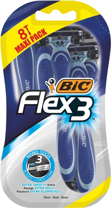 Produktbild Bic Einwegrasierer Flex3 8 Stk.
