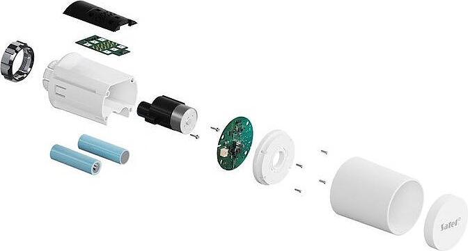 Actual product image Satel BE WAVE Wireless thermostatic head Smart Thermostat ART-210 ABAX2