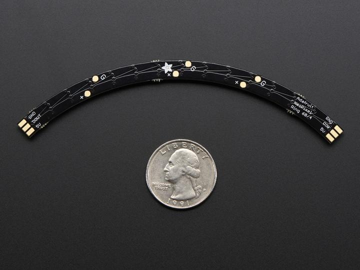Actual product image Adafruit NeoPixel 1/4 60 Ring (Various)