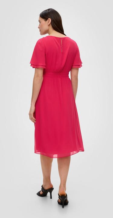 Produktbild s.Oliver Kleid Chiffonkleid mit Raffung (34)