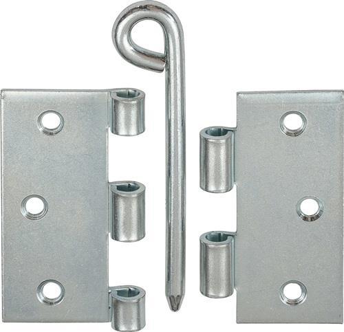 Productafbeelding Vormann Scharnier Hoogte 75 mm Breedte 45 mm Dikte 1,9 mm Staal blauw verzinkt hoekig