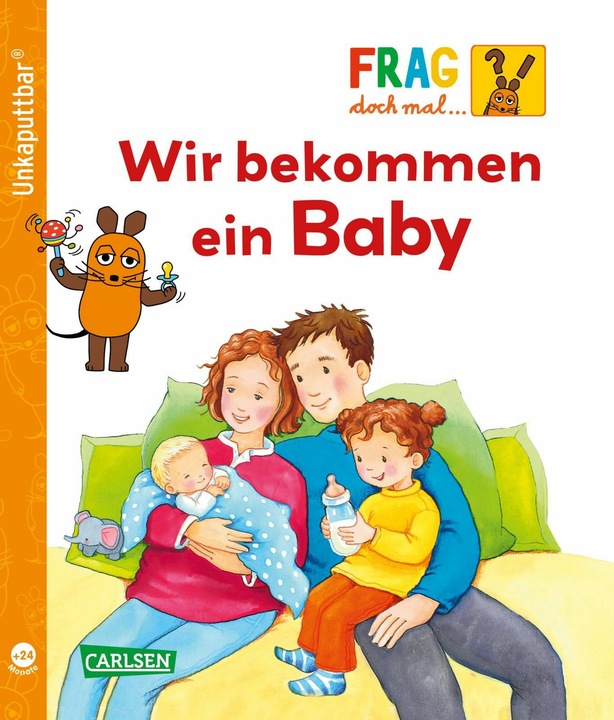 Immagine prodotto Unkaputtbar: Frag doch mal die Maus: Wir bekommen ein Baby (Tedesco, Petra Klose, 2024)