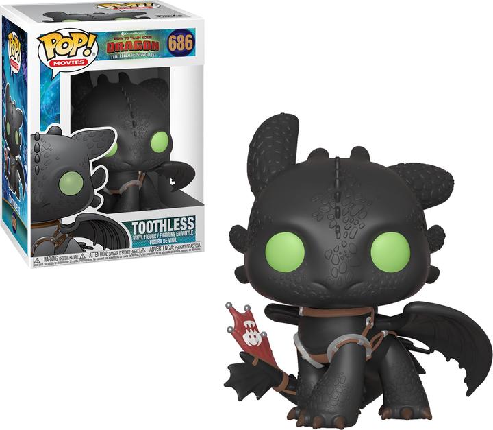 Actual product image Funko POP! dragon taming made easy 3: Toothless - Toothless