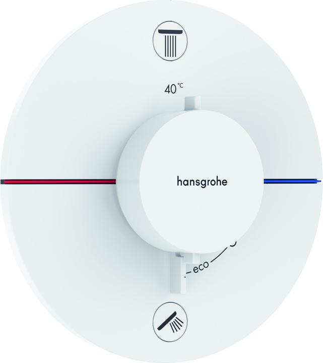 Immagine prodotto hansgrohe DocciaSelect Comfort S termostatico, da incasso, 2 utenze, rosone rotondo, con combinazion