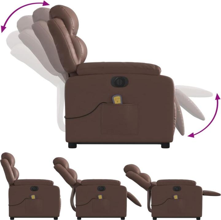 Image du produit vidaXL Massagesessel mit Aufstehhilfe