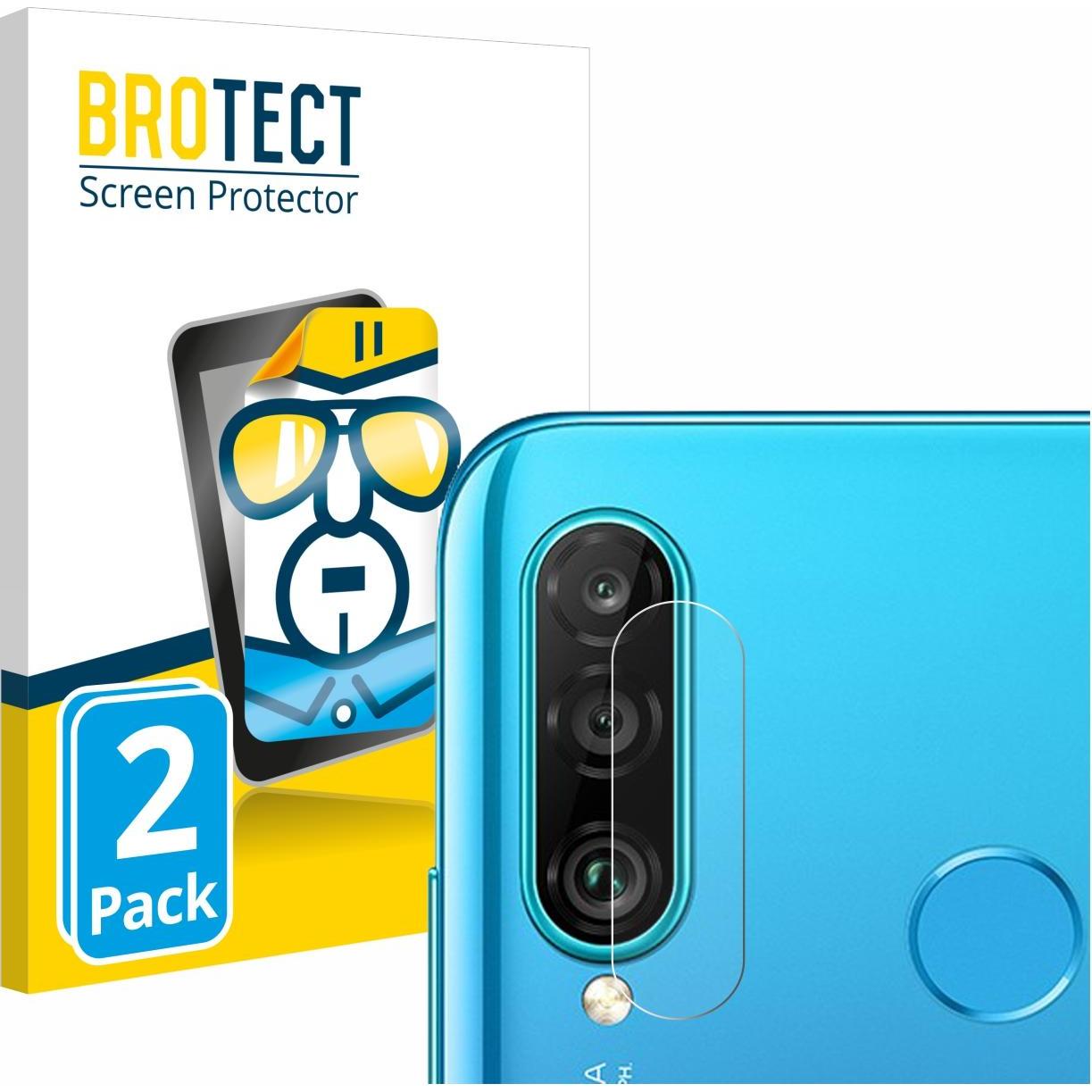 BROTECT Schutzfolie Displayschutz Klar (2 Stück, Huawei P30 Lite), Smartphone Schutzfolie, Transparent