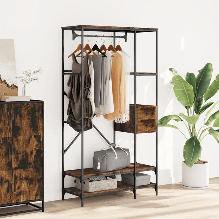 Productafbeelding VidaXL Kledingrek met planken