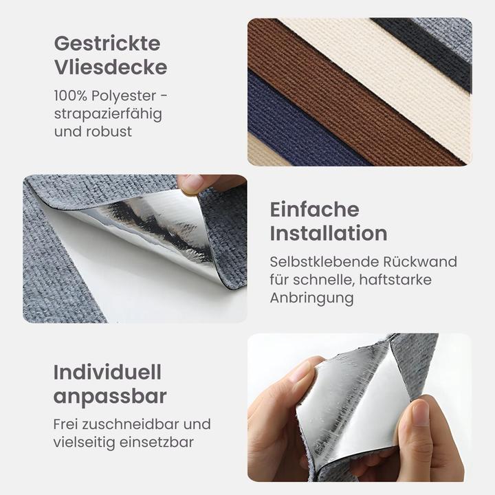 Actual product image Hermex Kratzmatte für Katzen Klettermatte Kratzschutz Kratzbrett Kratzwand (White)