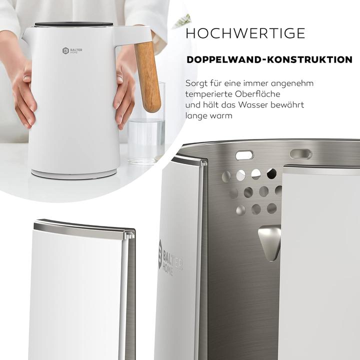 Immagine prodotto Balter Wasserkocher mit Temperatureinstellung (1.50 l)