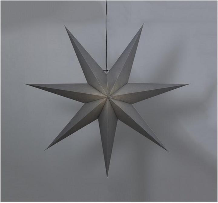 Image du produit Star Trading Papier étoile Ozen gris E27 douille